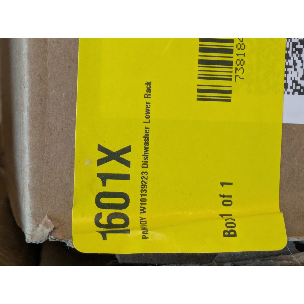 W10139223 Dishwasher Lower Rack 304 Stainless Steel 6 Wheels for 23" Dishwasher - Picture 13 of 13